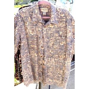 Cooke Street Men's 2XL Button Down Hawaiian Shirt #027